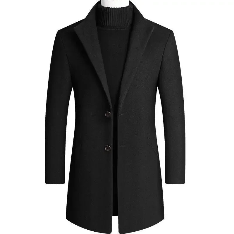 Thomas | Stylish Slim-Fit Wool Coat